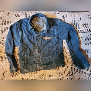 Vintage Burberry Blue Denim Jacket